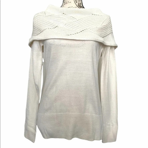 New York & Company Cowl Neck Sweater Size Small NWT - Picture 1 of 7